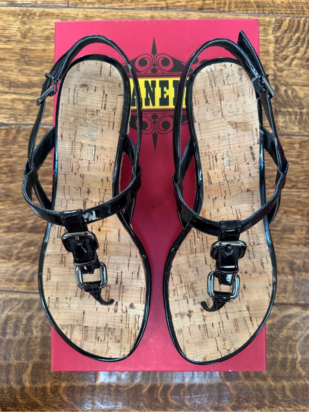 VAN ELI BLACK ESPADRILLE SANDALS